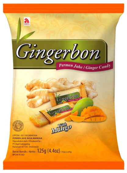 Имбирные конфеты с манго Gingerbon 125 г