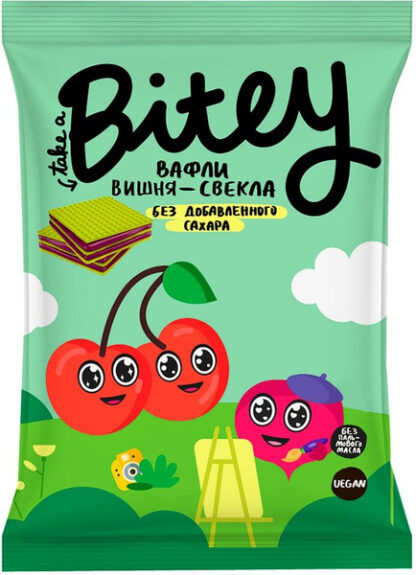 Вафли вишня-свекла Bitey 35 г