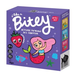 Печенье б/г клубника Bitey 125 г