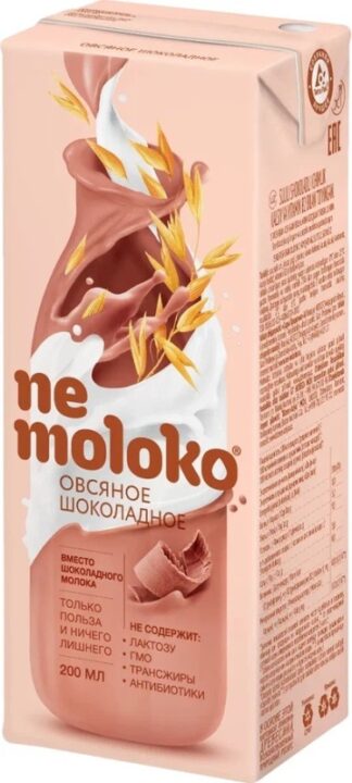 NeMoloko овсяное шоколадное 200мл