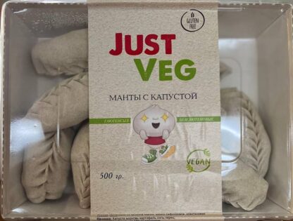 Манты б/г с капустой JV 500 г