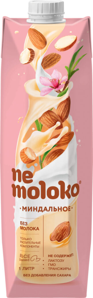 Nemoloko напиток миндальный на соевой основе обогащенный витаминами professional 1 л