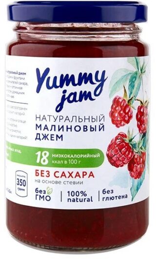 Джем малиновый Yummy jam 350 г