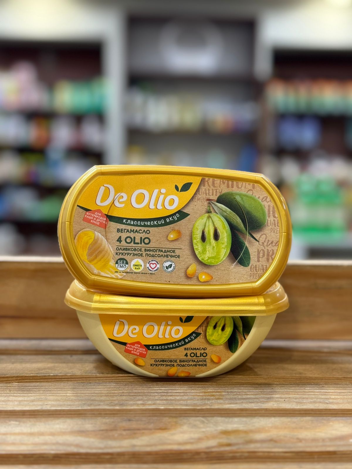 De olio 4 МАСЛА, ванночка 220г