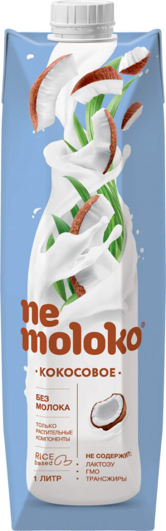 1 л NeMoloko напиток на рисовой основе Кокосовый