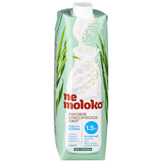NeMoloko напиток рисовый классический лайт обогащенный 1 л