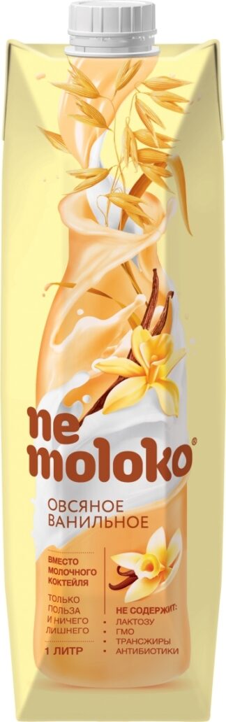 NeMoloko напиток овсяный ванильный обогащенный 1 л