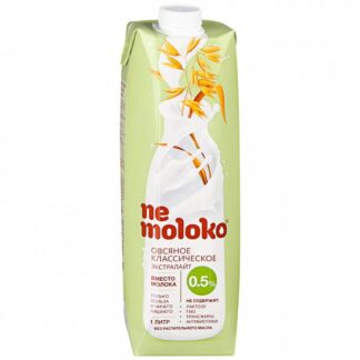 NeMoloko овсяное классическое экстралайт 0,5% 1 л