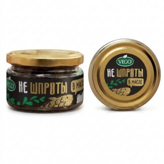 Продукт растительный консервированный "Веганские "шпроты" в масле Vego 250 г